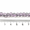 Spray Painted Crackle Glass Beads Strands X-CCG-Q002-6mm-02-4