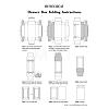 Kraft Paper Folding Box CON-WH0010-01D-D-6