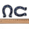 Horseshoe Embroidery Style Cloth Iron on/Sew on Patches PATC-XCP0001-02-3