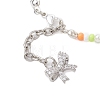 Shell Pearl & Glass Beaded Bracelets for Women BJEW-JB10414-4