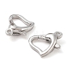 Rhodium Plated 925 Sterling Silver Lobster Claw Clasps STER-K173-19P-2