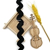 Polyester Wavy Fringe Trim OCOR-WH0046-94D-01-3