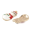 Christmas Alloy Enamel Pendants LS-ENAM-I073-03G-2