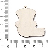 American Football Themed Printed Wooden Pendants WOOD-B012-02B-3