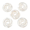 Natural White Shell Cabochons SSHEL-B006-05-1