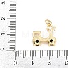 Brass Micro Pave Cubic Zirconia Pendants KK-F938-39G-01-3