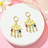 Brass Cloud Chandelier Earrings EJEW-TA00290-3