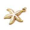 304 Stainless Steel Enamel Pendants STAS-B093-33G-07-2
