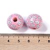 Printed Wood Beads WOOD-C017-01E-3