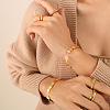 304 Stainless Steel Snake Chains Bracelets WGDD3E4-02-2