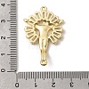 Brass Pave Cubic Zirconia Religion Jexus Crucifix Cross Links Connector Charms KK-H267-100G-02-3
