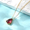 304 Stainless Steel Necklaces NJEW-R022-01G-07-1