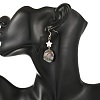 Natural Freshwater Shell & Paua Shell 304 Stainless Steel Dangle Earrings for Women EJEW-JE07503-3