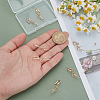 Brass Pendant Bails KK-BC0014-25G-3