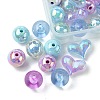 40Pcs 10 Styles Opaque Acrylic Beads MACR-FS0001-65-5