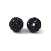Grade A Round Pave Disco Ball Beads X-RB-H258-10MM-207-3