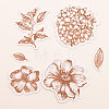 Clear Silicone Stamps and Carbon Steel Cutting Dies Set DIY-F105-06-6