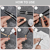 10Pcs Alloy Bolo Tie Slides Clasp Cabochon Settings FIND-CL0002-28-6