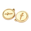304 Stainless Steel Pendants STAS-P432-01B-G-2