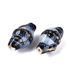 Vintage Handmade Porcelain Beads PORC-Q006-08P-2