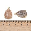Natural Sunstone Faceted Pendants G-K347-05G-08-3