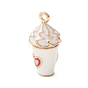 Brass Enamel Pendants KK-CBA8989-01E-2