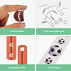  DIY Sport Theme Bracelet Earring Making Kit DIY-TA0005-86-4