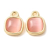 Alloy & Glass Pendants AL-CBA7256-08G-2