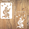 Plastic Drawing Painting Stencils Templates DIY-WH0396-500-2