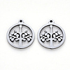 Non-Tarnish 304 Stainless Steel Pendants X-STAS-N092-05-2