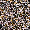 Spray Painted Picasso Cylinder Glass Seed Beads GLAA-T028-12A-12-2
