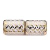 Electroplate Glass Beads EGLA-N026-02A-E02-1