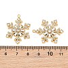 304 Stainless Steel Rhinestone Pendants RB-CBADC81-14G-03-3