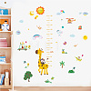PVC Height Growth Chart Wall Sticker DIY-WH0232-017-5