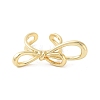 Rack Plating Brass Open Cuff Rings RJEW-M168-07G-2