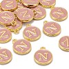 Golden Plated Alloy Enamel Charms X-ENAM-S118-07N-4