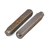 (Defective Closeout Sale) Iron Seal Stamps Set AJEW-XCP0003-58-2