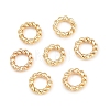 Brass Soldered Closed Jump Rings KK-K253-15C-03G-1
