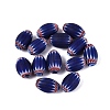 Handmade Millefiori Glass Barrel Beads LA-N002-04C-1