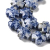 Natural Blue Spot Jasper Beads Strands G-K357-C03-01-4