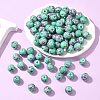 Printed Handmade Porcelain Beads PORC-R134-04-2