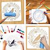 PET Hollow Out Drawing Painting Stencils DIY-WH0402-034-4