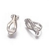 Brass Clip-on Earring Findings KK-F785-01S-1