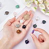 12Pcs 12 Style Natural & Synthetic Gemstone Pendants G-FH0001-22-4