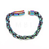 304 Stainless Steel Rope Chain Bracelets for Men Women FS-WG363AE-05-2