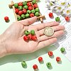 40Pcs 2 Colors Handmade Porcelain Beads PORC-CJ0001-51-4