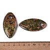 Natural Unakite Big Pendants G-Q601-26A-3