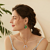 9 Sets 9 Colors Moon & Star & Cat Resin Asymmetrical Earrings EJEW-FI0002-35-6
