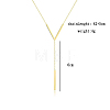 Alloy V-Shaped Tassel Necklaces WS1619-1