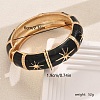 Vintage European & American Style Zinc Alloy Hinged Bangles for Women ZF2917-2-2